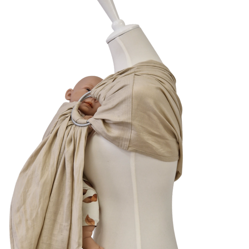 Linen Ring Sling Ivory – Ringslynge i lin