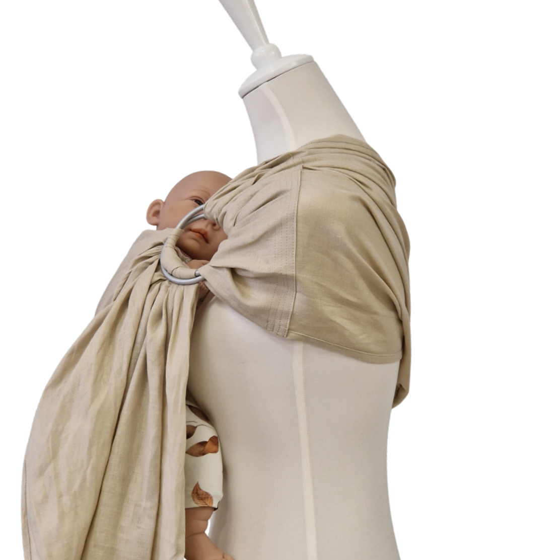 Linen Ring Sling Ivory – Ringslynge i lin