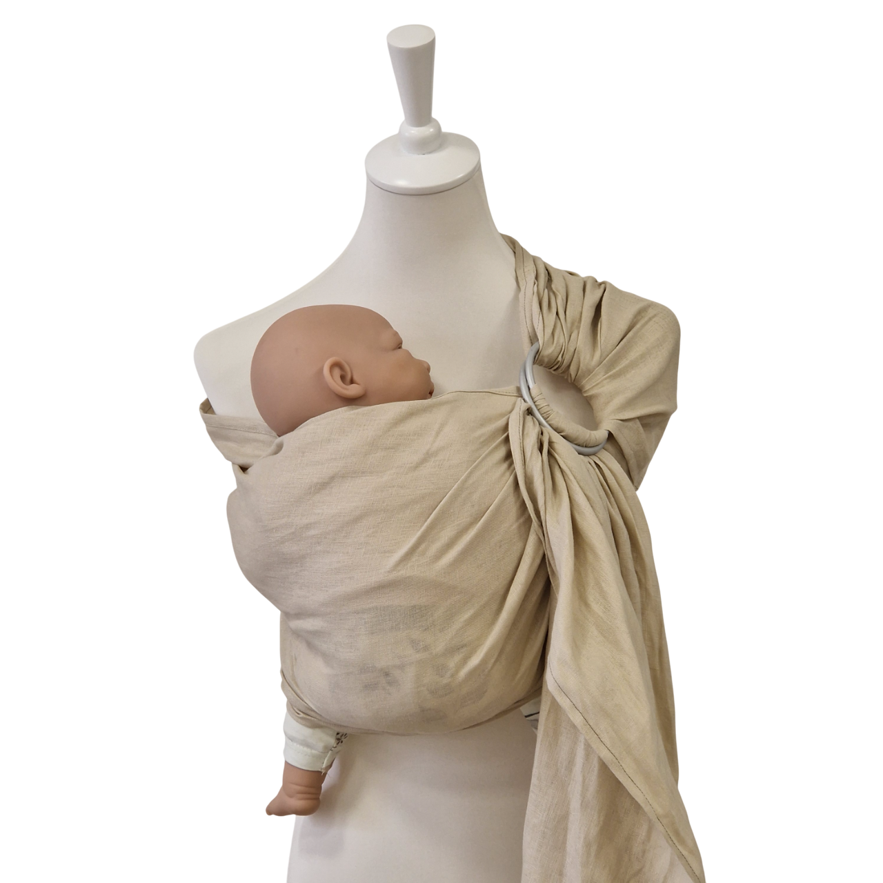 Linen Ring Sling Ivory – Ringslynge i lin