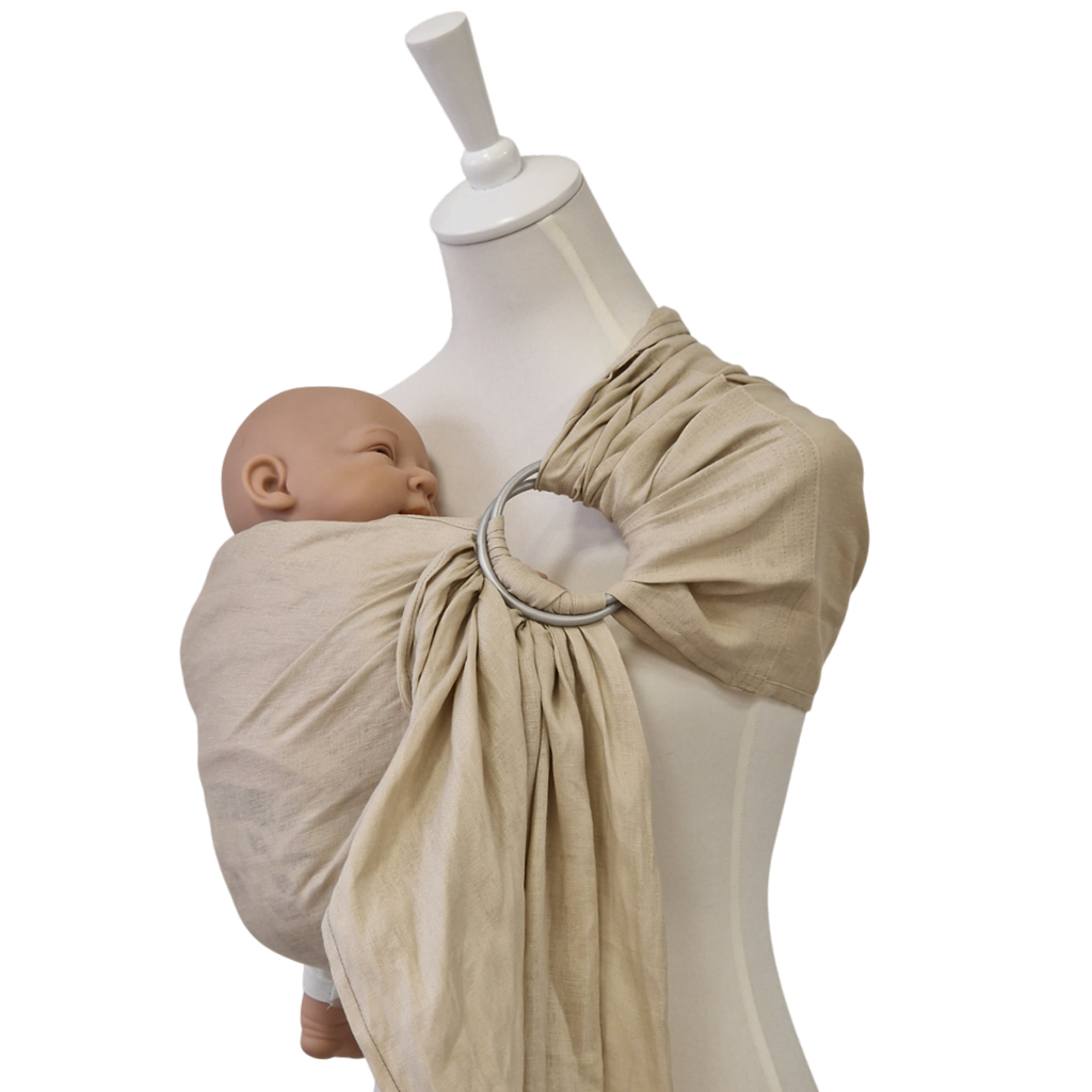 Linen Ring Sling Ivory – Ringslynge i lin