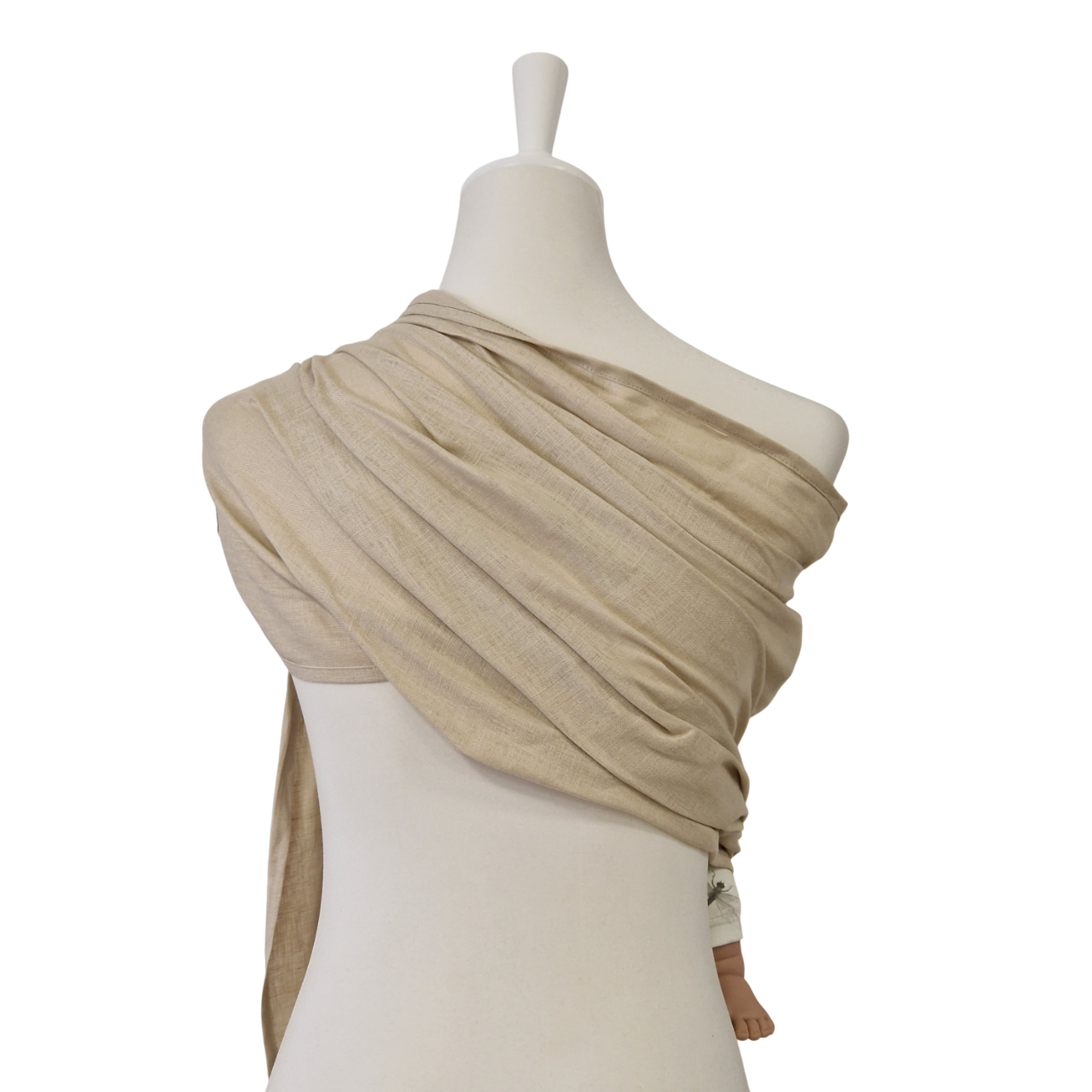 Linen Ring Sling Ivory – Ringslynge i lin