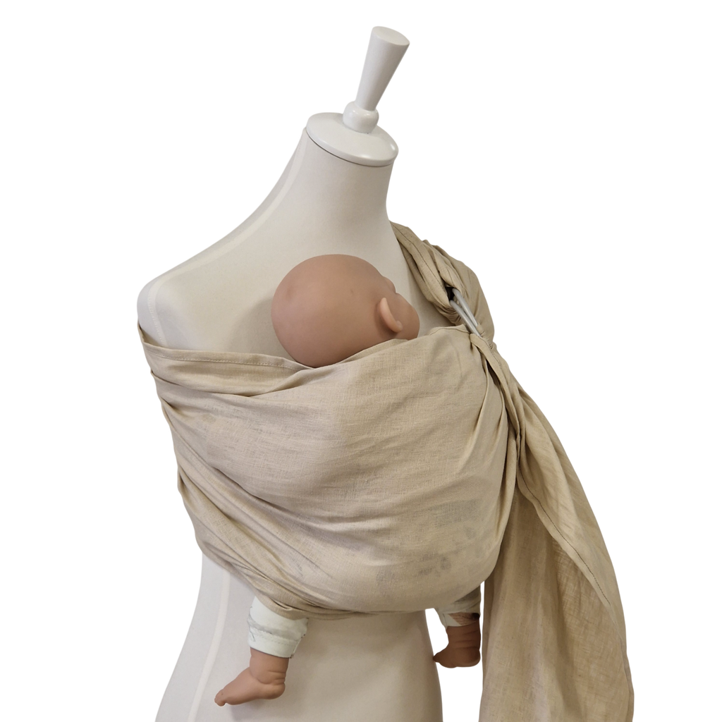 Linen Ring Sling Ivory – Ringslynge i lin